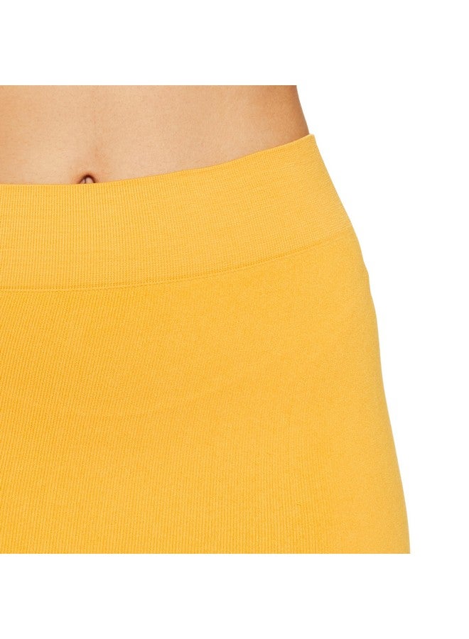 zivame Zivame Seamless All Day Mermaid Saree Shapewear - Mustard - Image 4