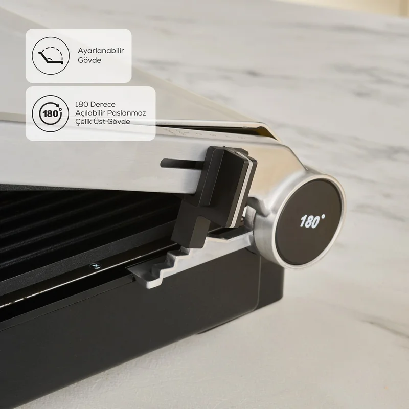 Karaca Outdoor Karaca Compact Steel Pro Sear And Grill Inox 2007 Grill and Toaster