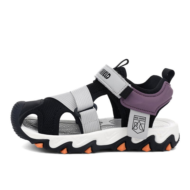 Children'S Shoes Boys Sandals Summer Baotou Soft Sole Children'S Sports Beach Shoes Boys - Image 1