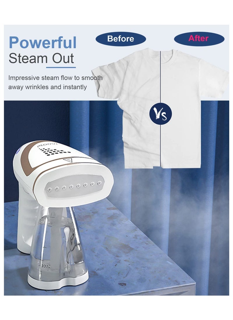 Generic - Garment Steamer Iron,High-Power Handheld Garment Steamer Clothes Steamer Portable Steam Iron 20s Fast Heat-up Ironing Wrinkle Remover -1600W 250ML - Image 1