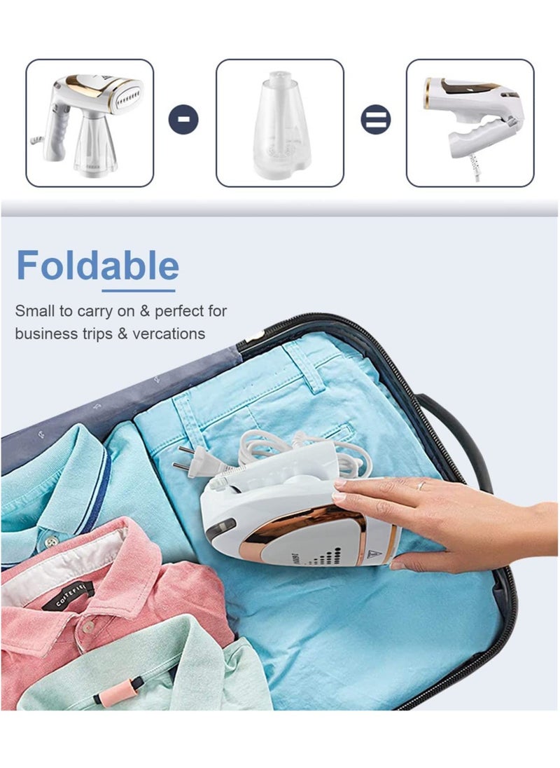 Generic - Garment Steamer Iron,High-Power Handheld Garment Steamer Clothes Steamer Portable Steam Iron 20s Fast Heat-up Ironing Wrinkle Remover -1600W 250ML - Image 1