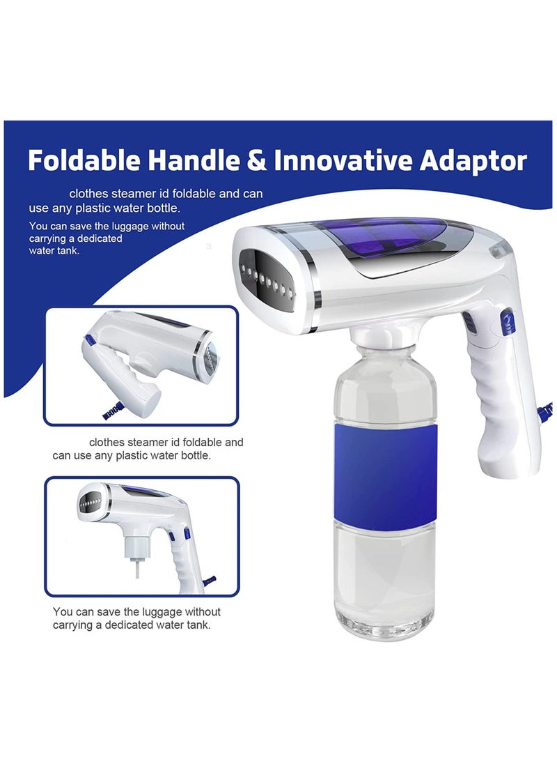 Generic - Garment Steamer Iron,High-Power Handheld Garment Steamer Clothes Steamer Portable Steam Iron 20s Fast Heat-up Ironing Wrinkle Remover -1600W 250ML - Image 1