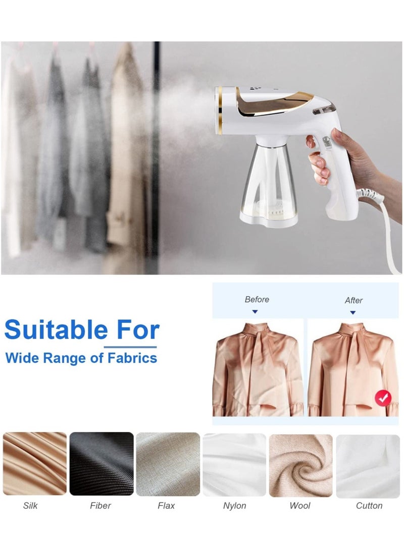 Generic - Garment Steamer Iron,High-Power Handheld Garment Steamer Clothes Steamer Portable Steam Iron 20s Fast Heat-up Ironing Wrinkle Remover -1600W 250ML - Image 1