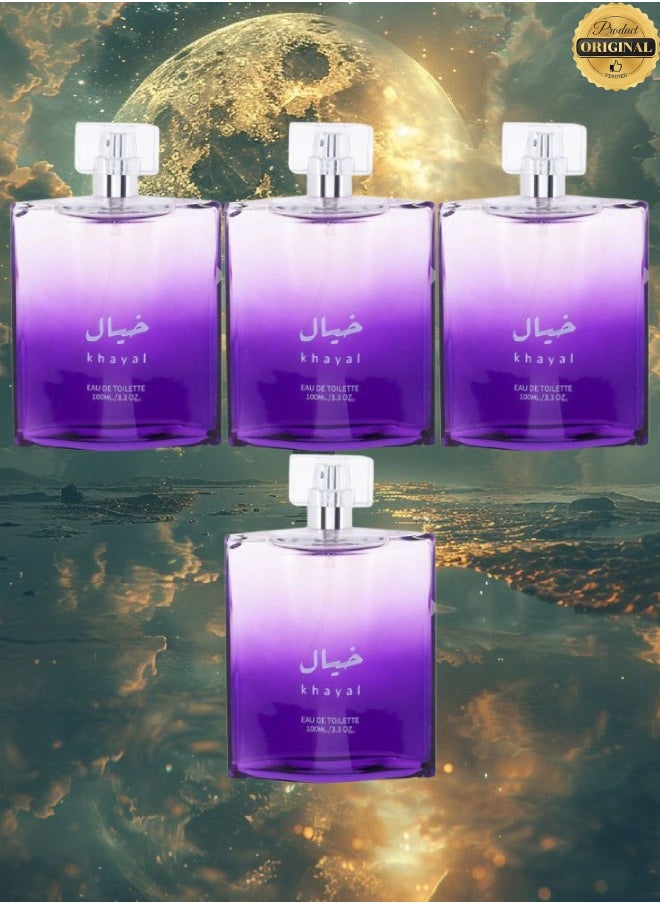 خيال 4 قطع عطر خيال 100 مل  - Image 1
