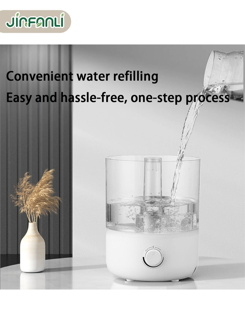 JINFANLI Large Room Humidifier, 4.5L Air Humidifier for Bedroom, Aromatherapy Diffuser, Essential Oil Function, Ultrasonic Cool Mist, Low Noise, Adjustable 360° Knob, Auto Shutoff, Humidifier for Any Room. - Image 2