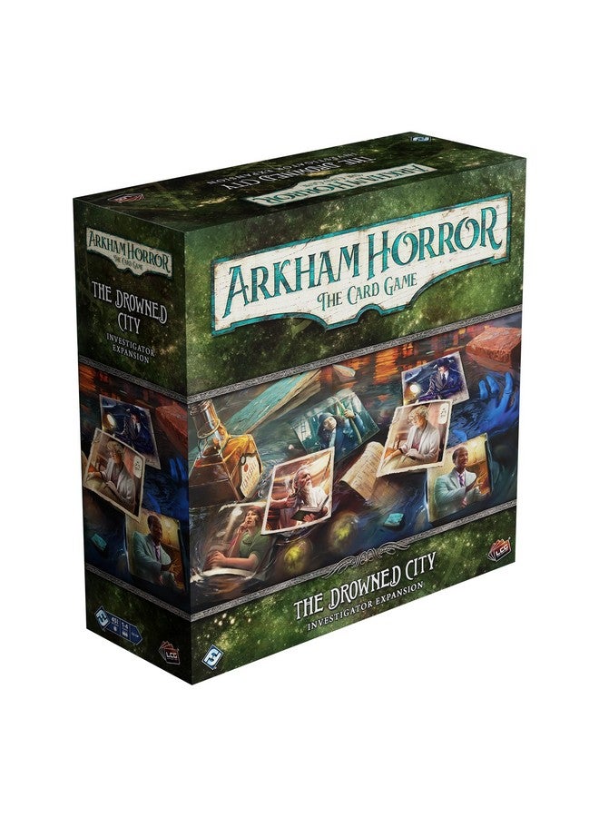 Fantasy Flight Games Arkham Horror The Card Game The Drowned City Investigator Expansion - Includes Six Unique Investigators! Cooperative LCG, Ages 14+, 1-4 Players, 1-2 Hr Playtime, Made - Image 1