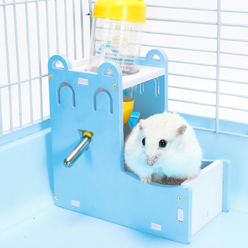 Small Pet Feeding Tools Plastic Board Automatic Food Water Dispenser For Hamsters Rats - Image 4