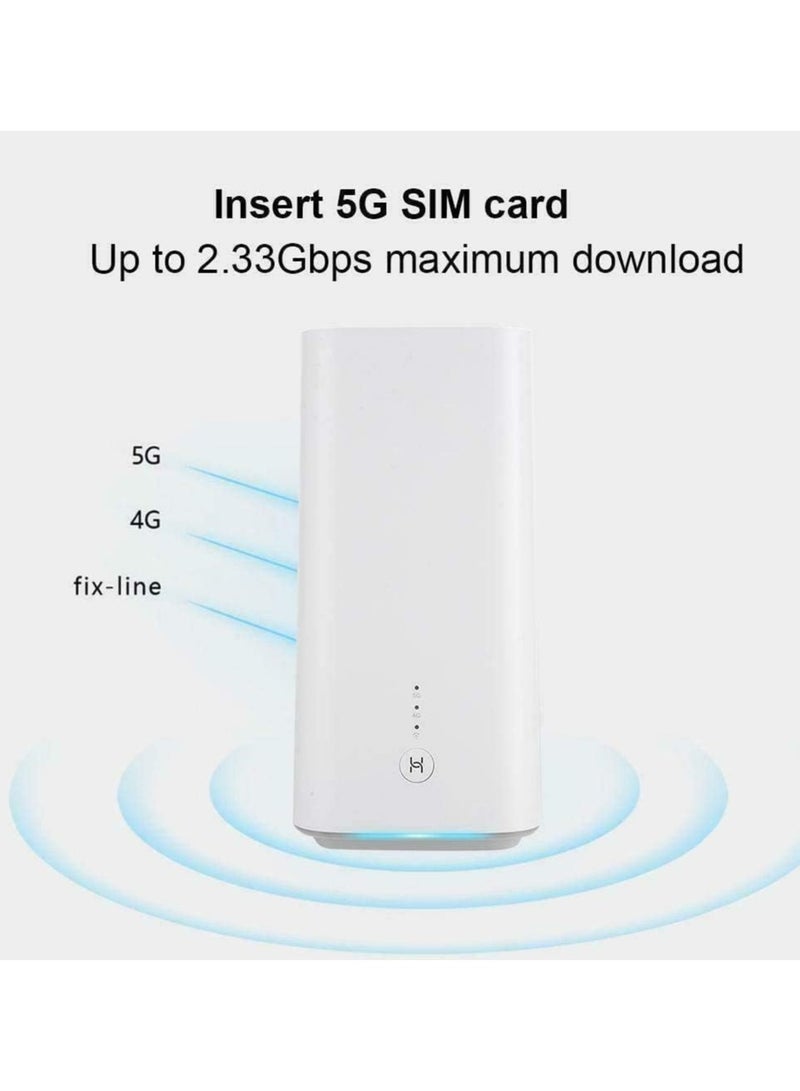 HUAWEI 5G CPE Pro H112-370 WiFi 6 With Sim Card Slot Unlock | White - Image 4