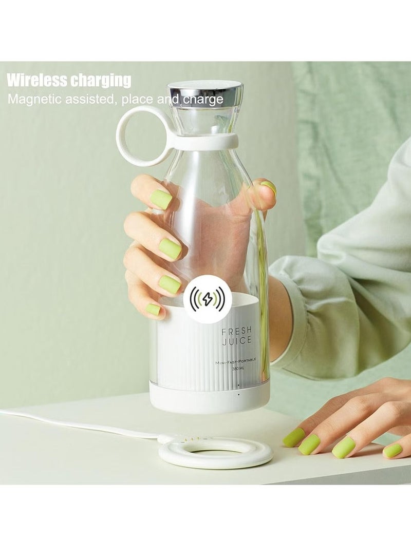 ELTRAZONE 500ml Portable Mini Blender – USB Charging, Magnetic Suction, Compact Juice Cup for Smoothies, Shakes & Juices – Travel-Friendly, Easy to Clean, On-the-Go Blending  - Image 2