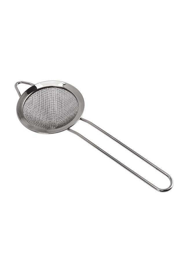 Thoraya - Kitchen Skimmer Spoon 304 Stainless Steel Strainer Multifunctional Fine Mesh Food Filter for Soy Milk Fruit Juice Black Plating - Image 1