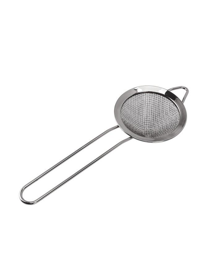 Thoraya - Kitchen Skimmer Spoon 304 Stainless Steel Strainer Multifunctional Fine Mesh Food Filter for Soy Milk Fruit Juice Black Plating - Image 1