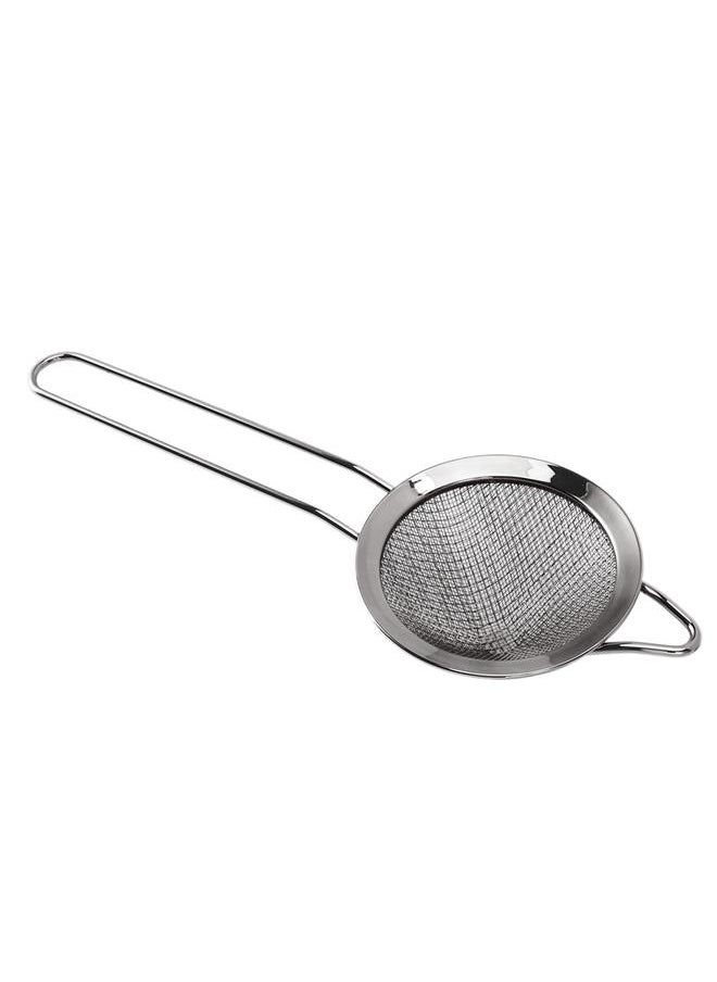 Thoraya - Kitchen Skimmer Spoon 304 Stainless Steel Strainer Multifunctional Fine Mesh Food Filter for Soy Milk Fruit Juice Black Plating - Image 1