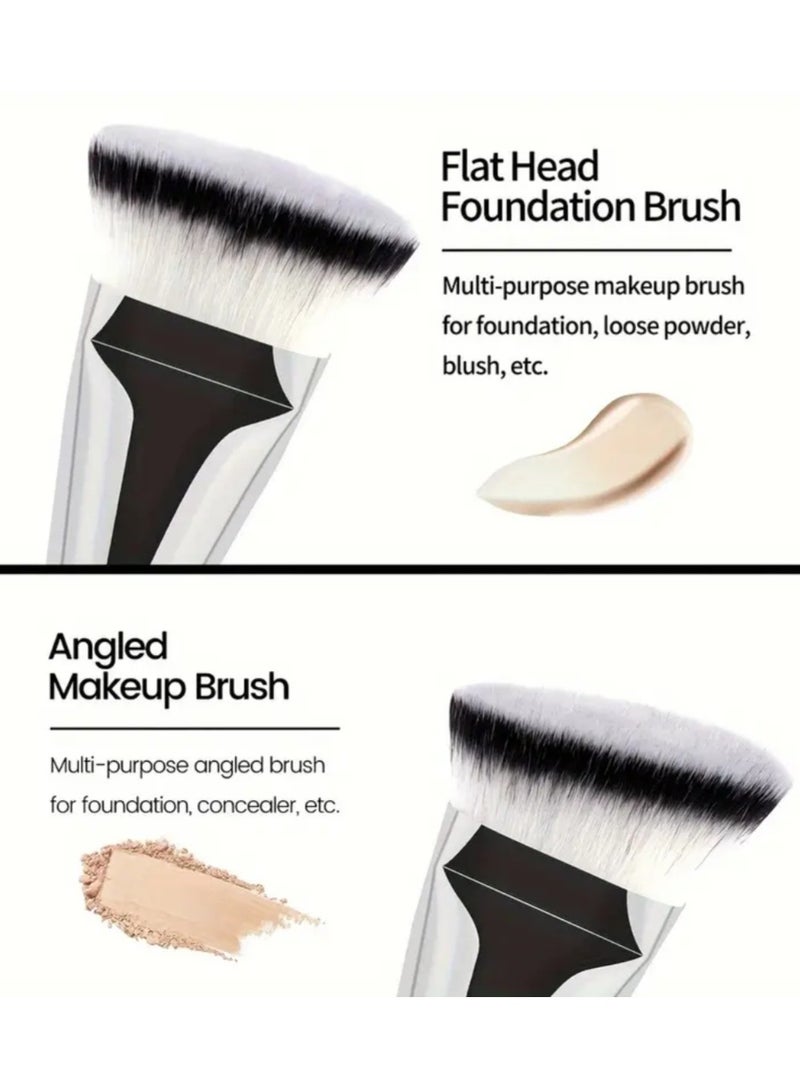 MAANGE 11 Pcs Makeup Tool Set, 4 Pcs Makeup Brushes , 7 Pcs Makeup Puff Accessories, Foundation Brush, Blush Brush, Concealer Brus, Professional Makeup Brush Set, Makeup Brush Tools - Image 4