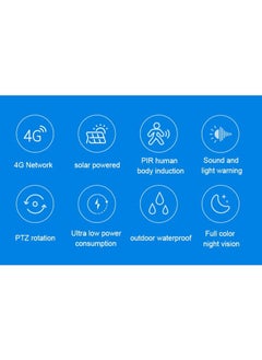 GULFLINK 4G Solar Camera 360 Degree Mobile Phone Control No Network Home Outdoor Night Vision Camera  - Image 5