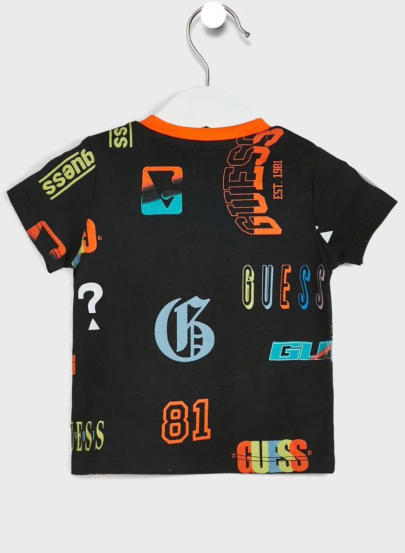 GUESS Infant Assorted T-Shirt & Shorts Set