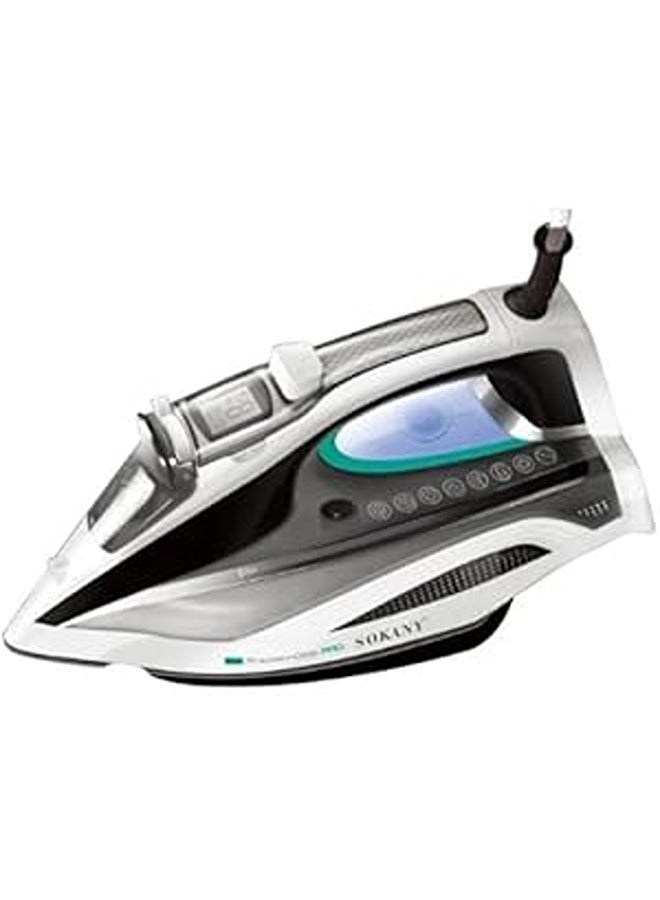 SOKANY Steam Iron, 2400W, 350ml Water Tank, Multicolor