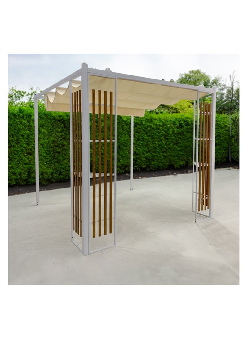 Aafra Gazebo Party Tent Heavy Duty Party Tent For Camping Wedding Party Patio Backyard Lawn Beach Modern Outdoor Furniture 2.3X2.3M