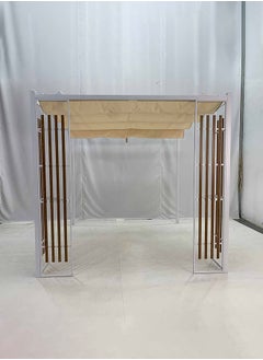 DANUBE HOME Aafra Gazebo Party Tent Heavy Duty Party Tent For Camping Wedding Party Patio Backyard Lawn Beach Modern Outdoor Furniture 2.3X2.3M  - Image 1