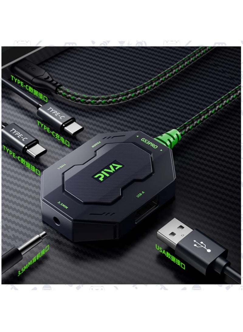 بيفا بييفا GS3 PRO-Z كابل Type C 4 في 1 دعم صوت 32 بت طاقة شحن 60 واط - Image 2