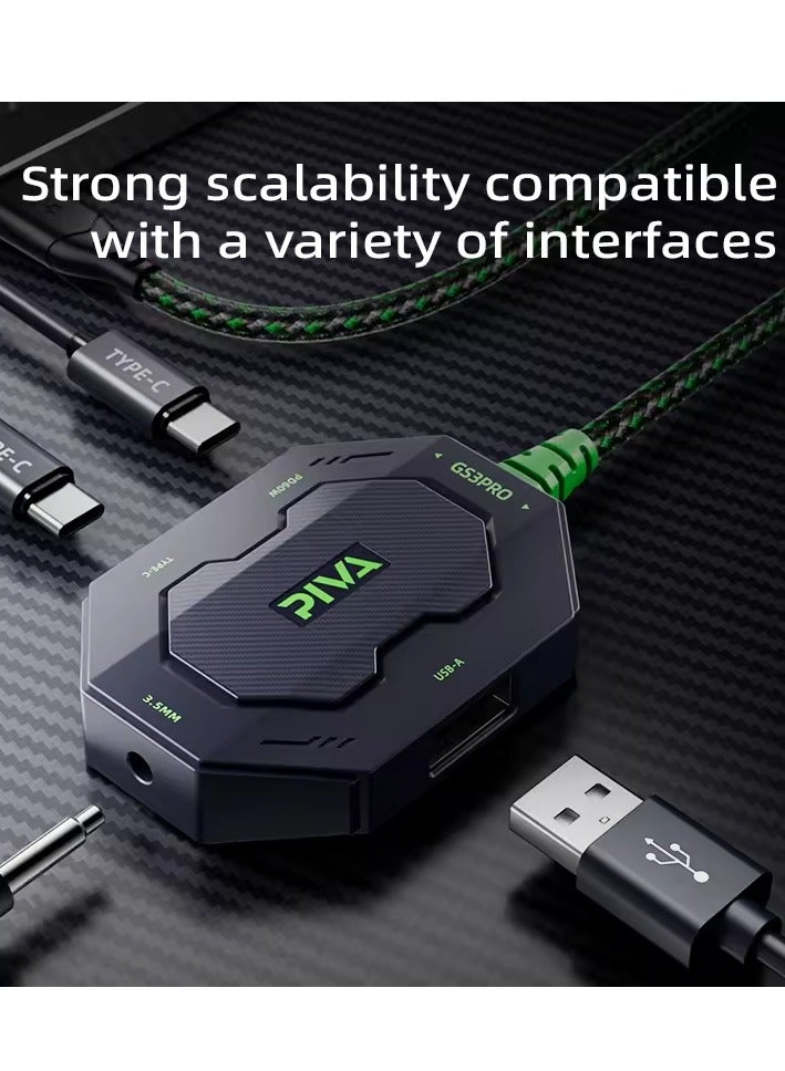 بيفا بييفا GS3 PRO-Z كابل Type C 4 في 1 دعم صوت 32 بت طاقة شحن 60 واط - Image 4