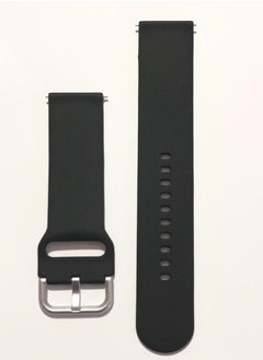 Generic Silicone Replacement Strap 22mm For Xiaomi Watch Color Sport Color 2 S1 Active/ Huami Amazfit GTR 47mm GTR 3 Pro - Black  - Image 2