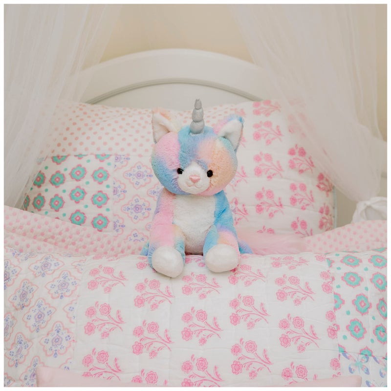 GUND Shimmer Caticorn Stuffed Animal, Unicorn Cat Plushie for Ages 1 and Up, Rainbow, 9" - Image 2