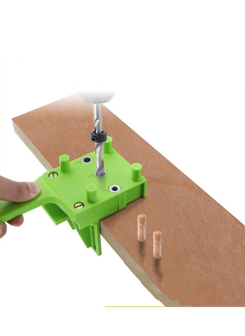 Oasisgalore - Professional Doweling Jig Kit – Metal Sleeve Drill Guide for Accurate 6/8/10mm Holes, Handheld Woodworking Tool with Adjustable Block - Image 1