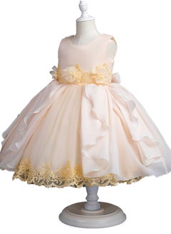 Al Aoyama Girls Tiered Tulle Princess Party Dress - Puffy Cake Tutu Formal Gown for Birthday, Pageant, Wedding (Ages 2-12)  - Image 1