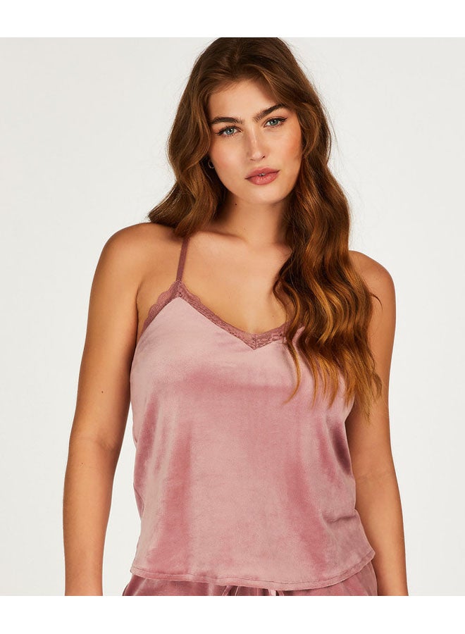 hunkemoller Velvet Lace Cami - Image 2