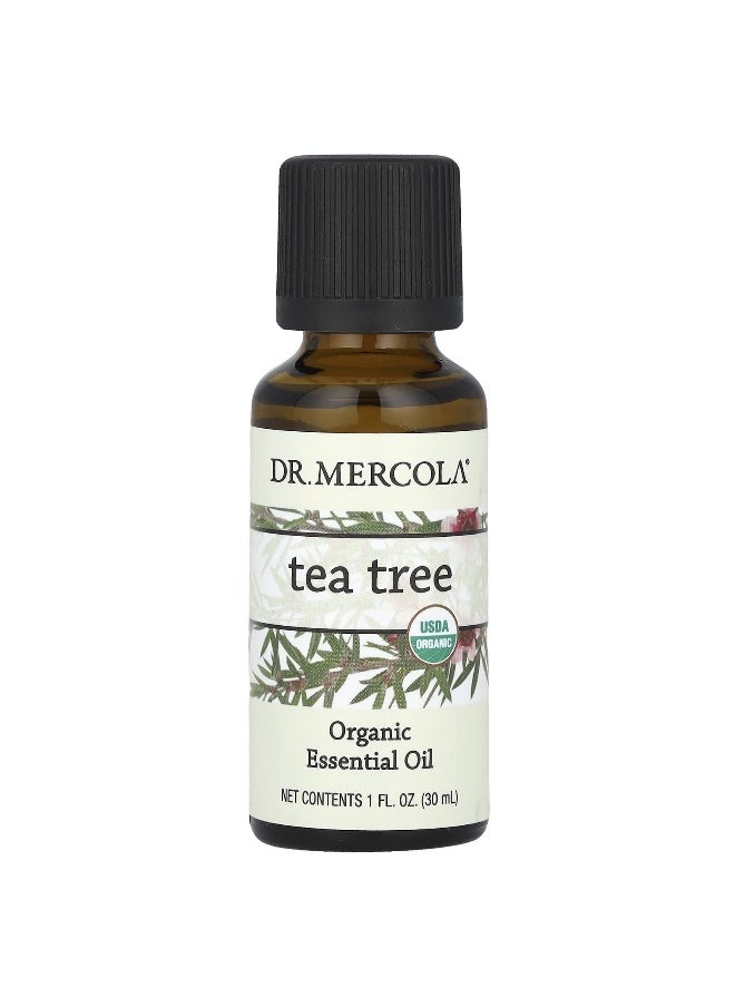 Dr. Mercola Dr. Mercola, Organic Essential Oil, Tea Tree, 1 fl oz (30 ml)  - Image 1