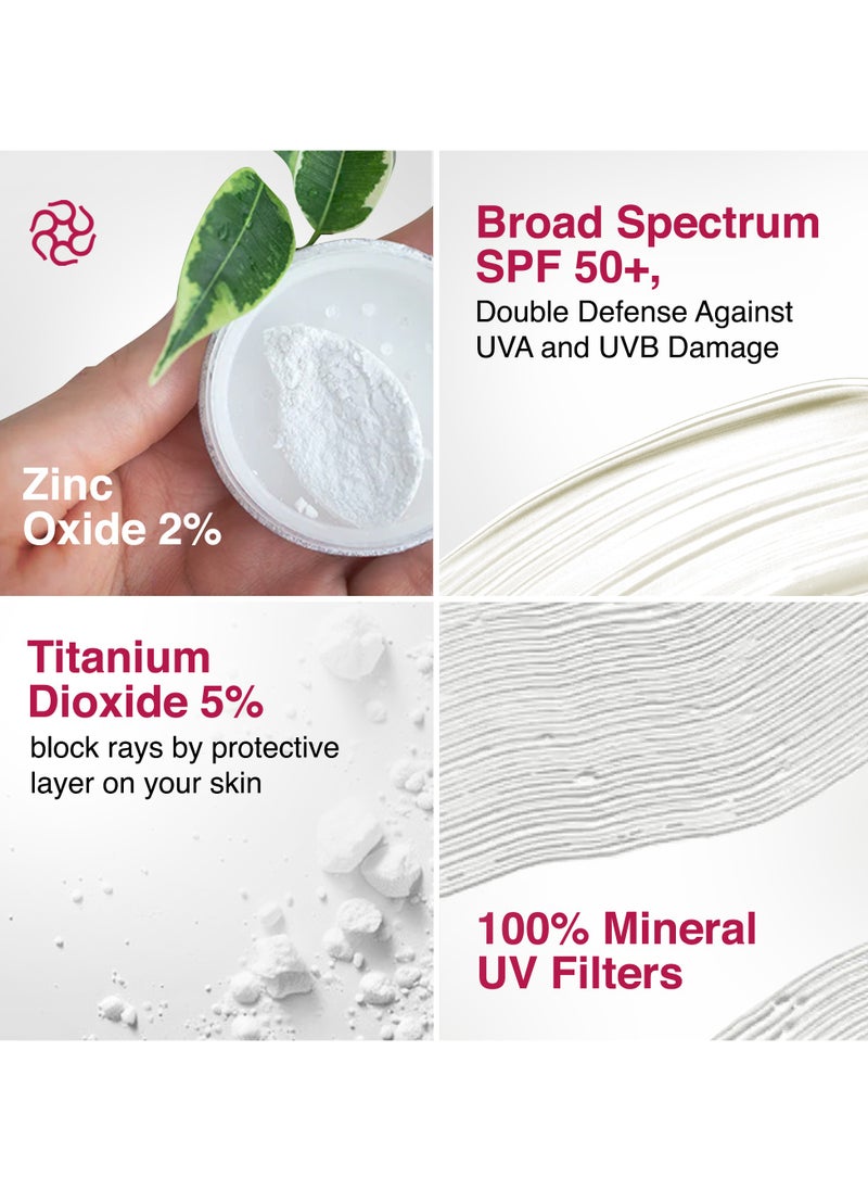 6SKINS - Daily Defence SUN SCREEN SPF 50+ PA+++ for Broad Spectrum UVA/UVB | Titanium Dioxide & Zinc Oxide Sun cream | Collagen-Boosting Face Moisturizer with No-White Cast, Lightweight Non Greasy 80ml - Image 1