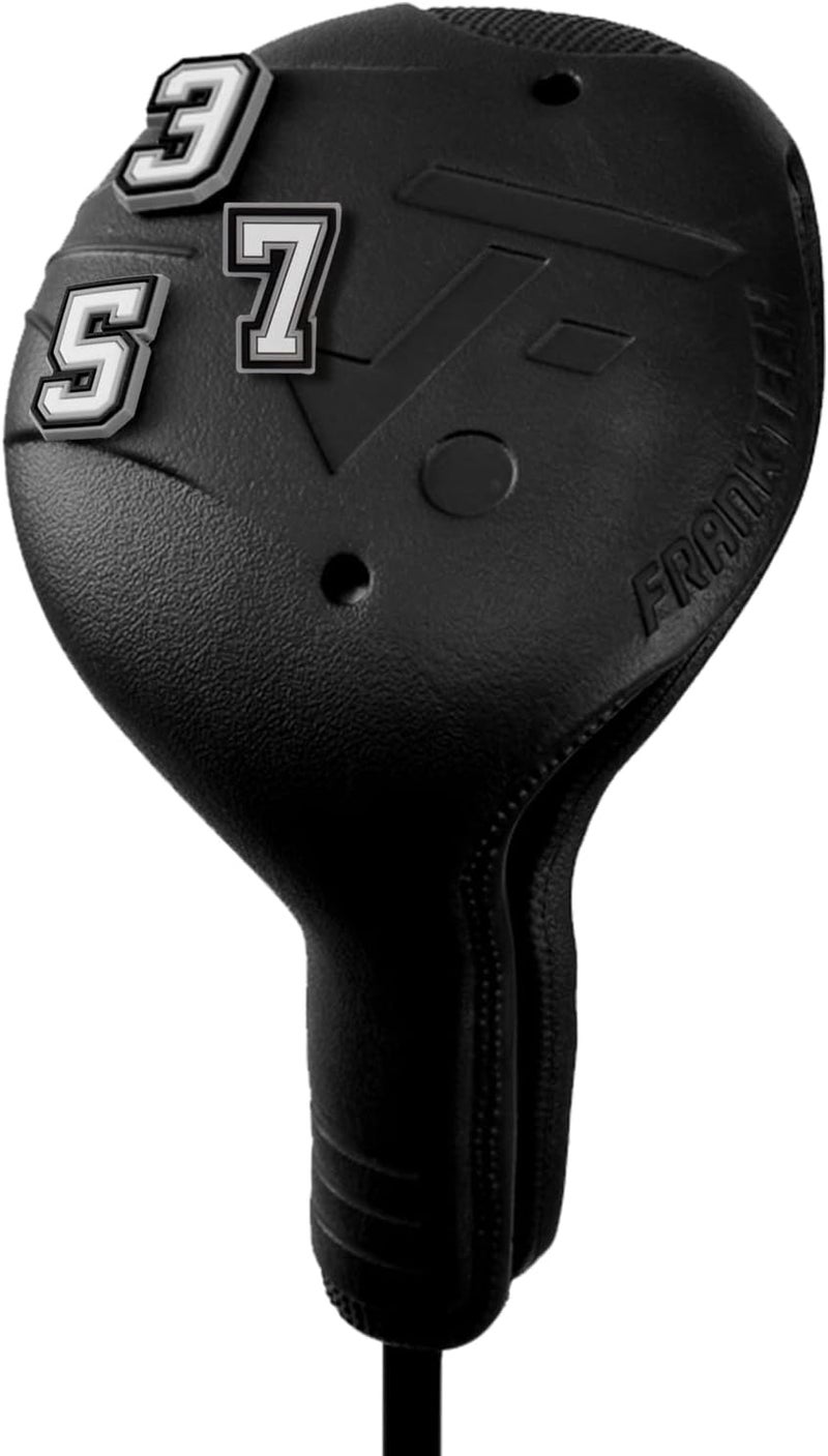 FRANKTECH Golf Head Covers, EVA Plastic Golf Club Covers for Driver Fairway Woods Hybrid, Driver Headcover with Pins, Fit All Right-Handed Golf Clubs, Easy On Off, Washable - Image 1
