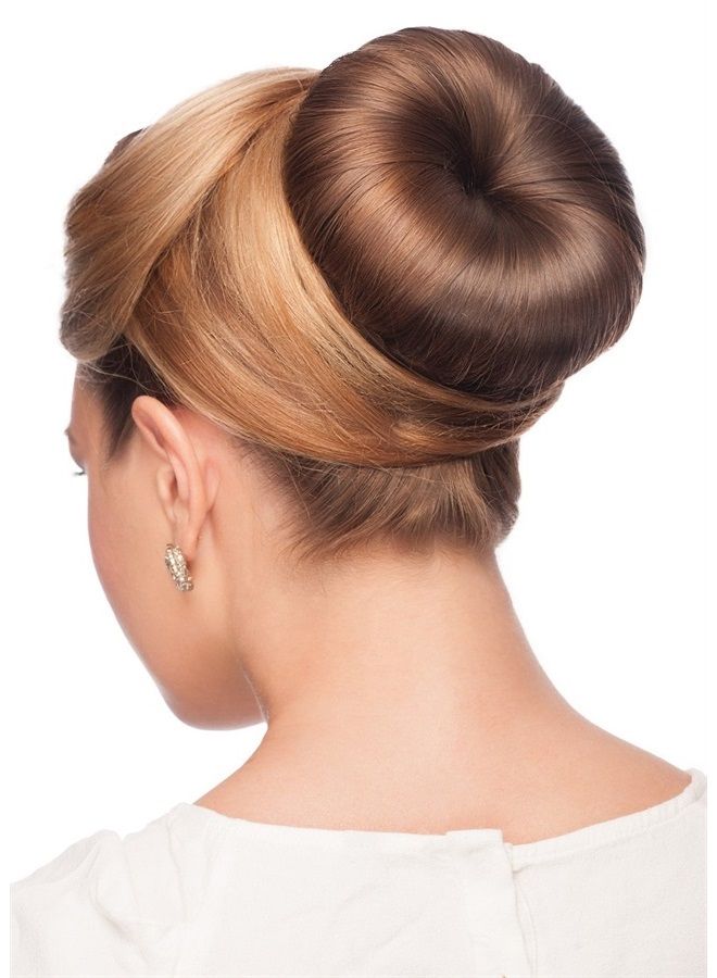 BEAUTÉ GALLERIA Beaute Galleria 4 Pieces Black Magic Hair Bun Maker Foam Sponge Bun Twist Shaper Hair Donuts Chignon Ballet Sock Bun (2 Large and 2 Small) - Image 3