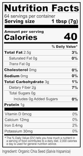 Anthony's Organic Ground Chia Seed, 1 lb, Finely Ground, Cold Milled, Gluten Free, Non GMO - Image 3