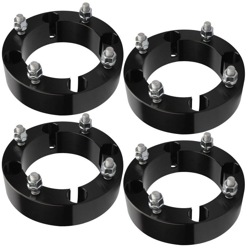 BRTEC 2inches ATV Wheel Spacers 4x156mm with 12x15 Studs 2013 for Polaris Ranger2014 for Polaris RZR XP 1000 for 2015 Polaris RZR