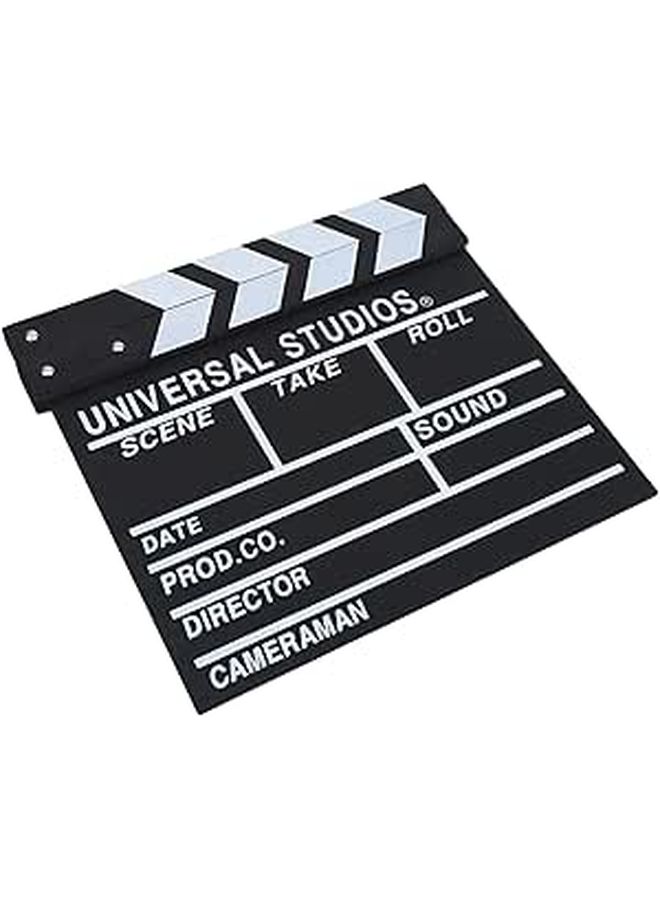 Dioche Wooden Filmmaker Clapperboard Slate with Bolts for Movie And Home Decor - Image 1