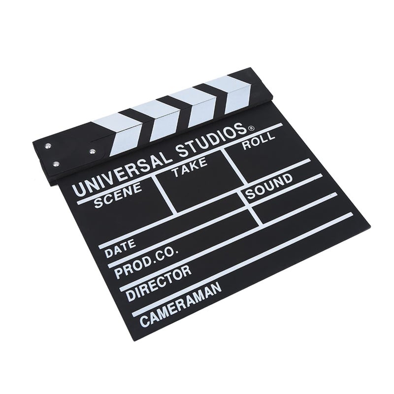 Dioche Wooden Filmmaker Clapperboard Slate with Bolts for Movie And Home Decor - Image 2