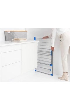 Generic Clothes Dryer Rack White & Blue 150x104x60cm  - Image 5
