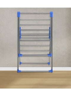Generic Clothes Dryer Rack White & Blue 150x104x60cm  - Image 2