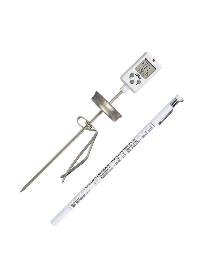 CDN Digital Candy Thermometer Long 8'' Stainless Steel Stem, Adjustable Pot Clip, Preset Candy Stages with Audio/Visual Alerts, Instant Read For Cooking, Deep Frying & Oil - DTC450 - Image 1