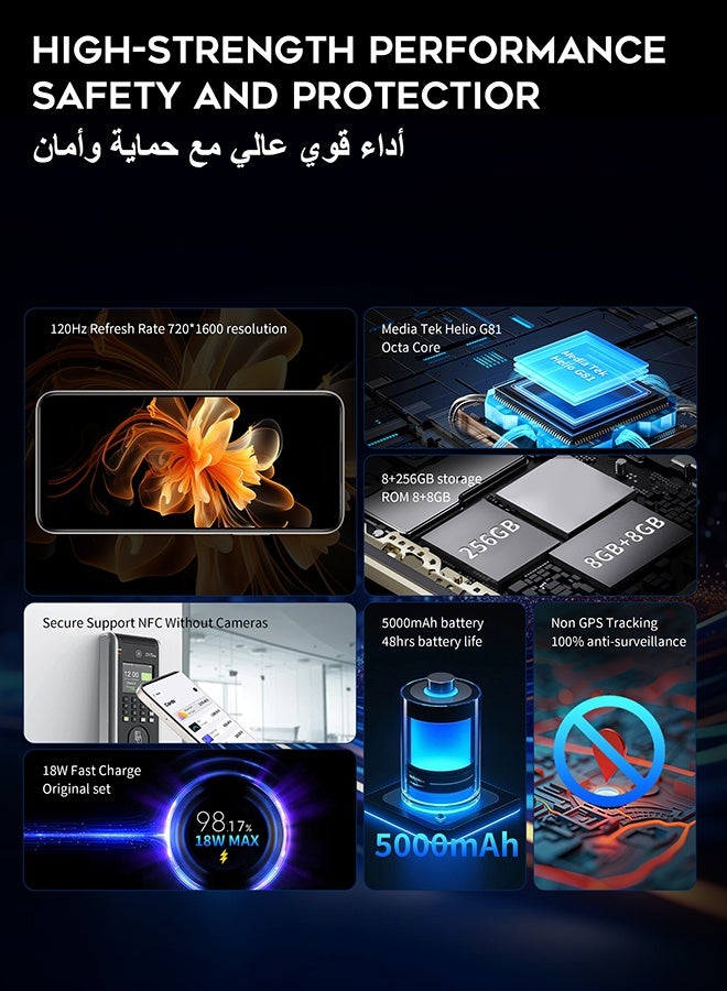 G-Tab No Camera No GPS Smartphone, 8GB RAM + 256 GB ROM - Image 4