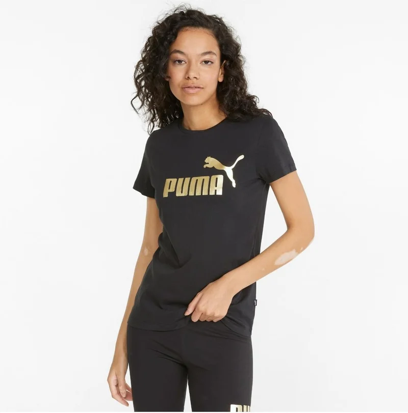بوما Ess+ Metallic Logo Women's T-Shirt 84830301