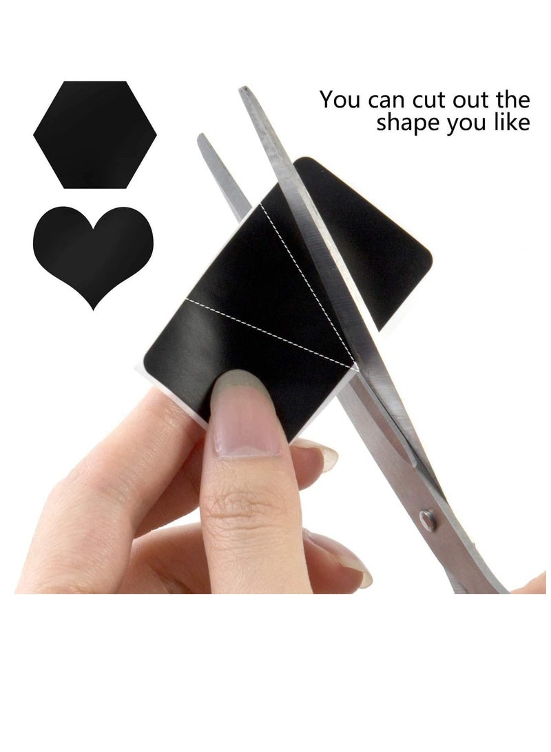 بريميفي 2 لفافة من ملصقات السبورة مقاومة للماء مع 2 قلم تحديد للبرطمانات - Image 5