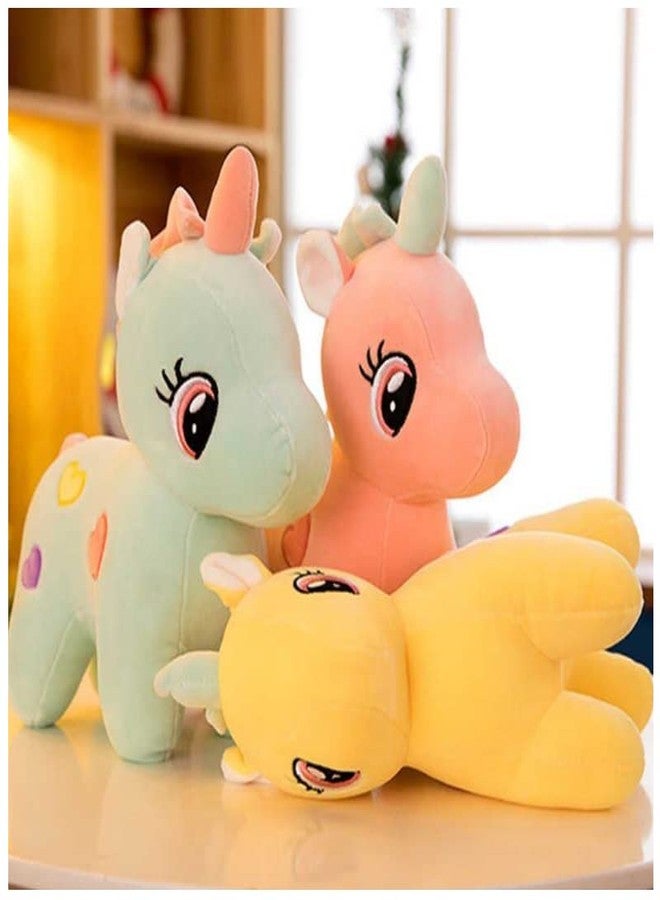 Babique Unicorn Stuffed Soft Toy Plush for Kids Baby Boy Girl Birthday (25cm- Pink) - Image 4