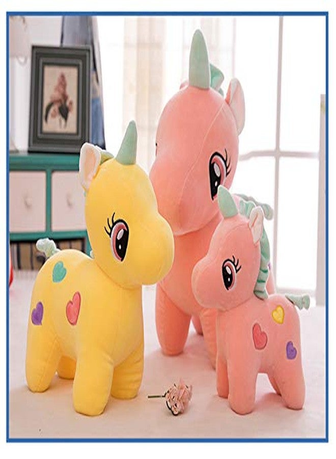 Babique Unicorn Stuffed Soft Toy Plush for Kids Baby Boy Girl Birthday (25cm- Pink) - Image 3