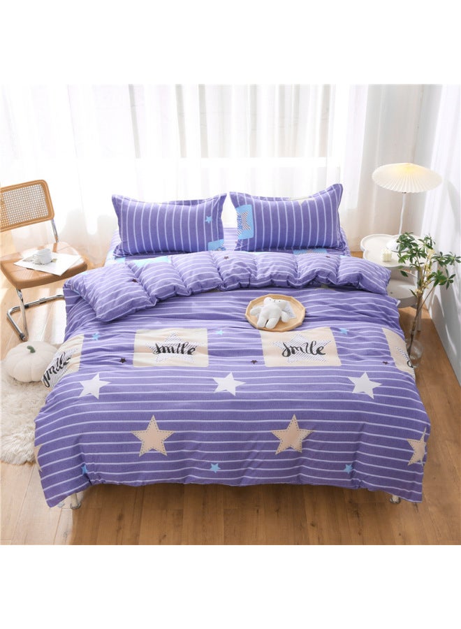 غطاء لحاف خريف وشتاء قطعة واحدة. م/م لحاف فردي لسكن الطلاب، لون: مزاج جيد، المواصفات: [نموذج مخصص] غطاء لحاف 150 × 180 سم - Image 1