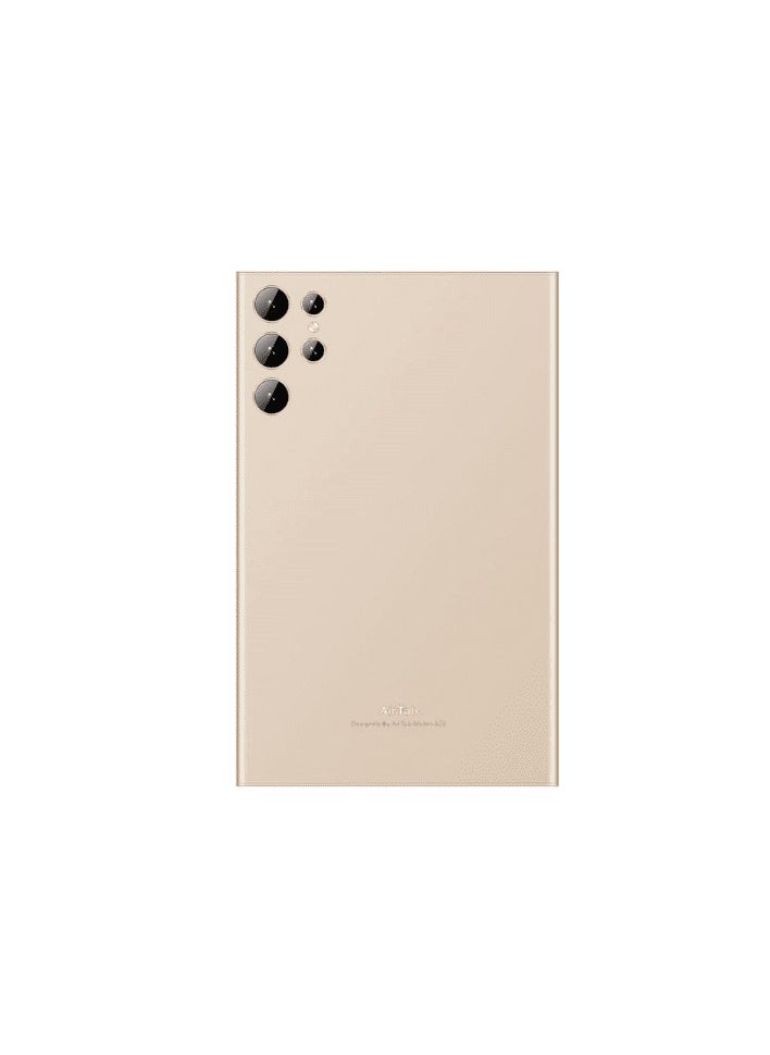 AirTab - AirTab 8 -Inch Smart Tablet A09 Android 13 Tablet With 1TB Storage and 16GB RAM Quad Core Wi-Fi LTE Dual Sim with Keyboard - GOLD - Image 1