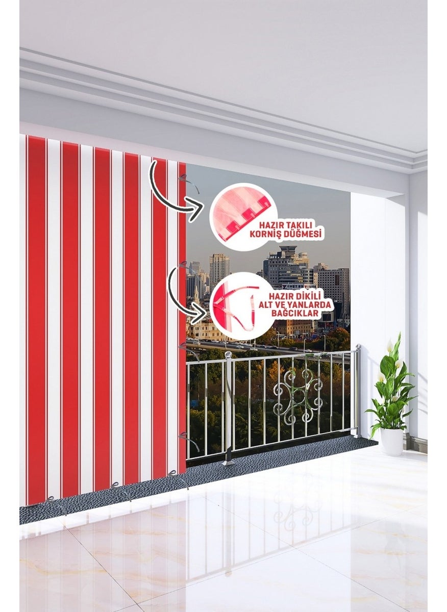 400 x 180 cm Red Color Balcony Curtain - pzsku/Z510287C30B4F33D23AACZ/45/_/1730498877/98b4264b-7e56-4f57-a08f-018354c33591