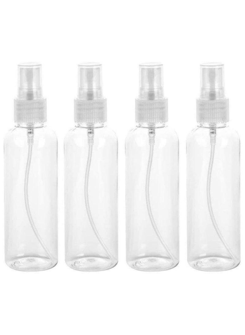 ORiTi - 4Pcs 100ML Sprayer Spray Bottles, Refillable Container Watering Can Travel Toiletries Liquid Containers For Cleaning - Image 1