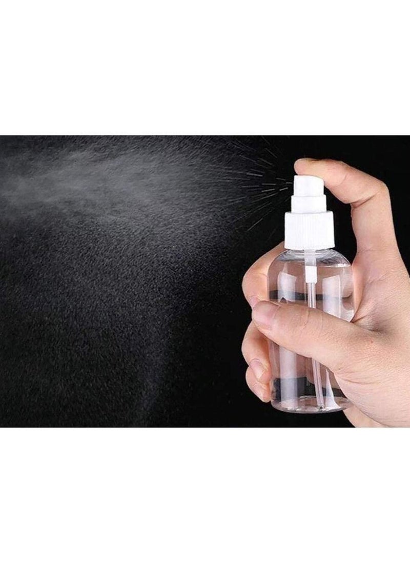 ORiTi - 4Pcs 100ML Sprayer Spray Bottles, Refillable Container Watering Can Travel Toiletries Liquid Containers For Cleaning - Image 1